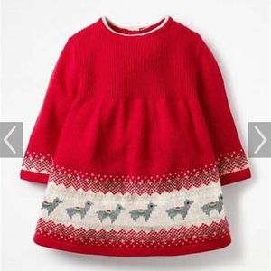 Boden fairisle knitted dress